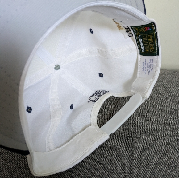 Starter 1996 Atlanta Olympics White Navy Blue Vintage Snapback Hat Cap - Picture 10 of 15